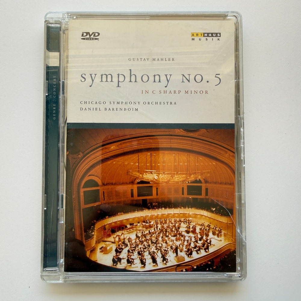 Mahler Symphony No 5 DVD Chicago Symphony Orchestra Daniel Barenboim Arthaus